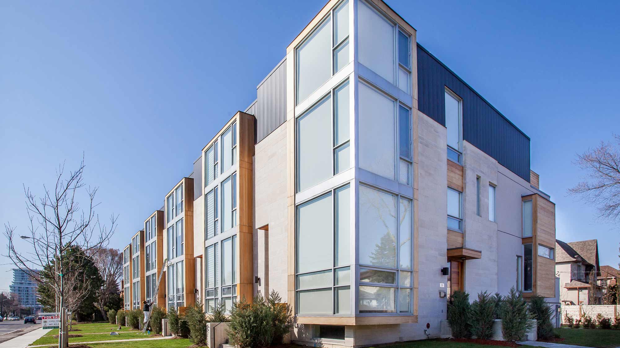 Linea Bayview Townhomes Teeple Architects
