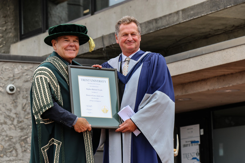 Stephen Teeple Receives Honorary Degree from Trent University