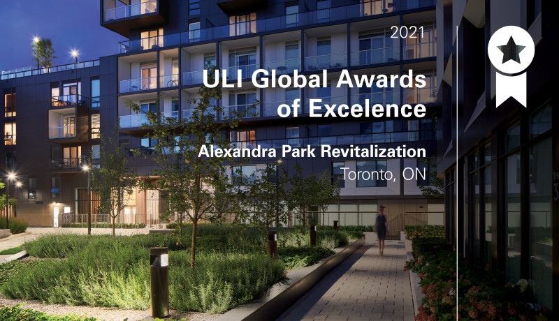 Toronto’ Alexandra Park Revitalization Wins ULI Global Awards for Excellence
