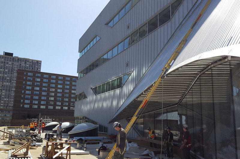 Construction on the Stanley A. Milner Library Renewal Nears Completion