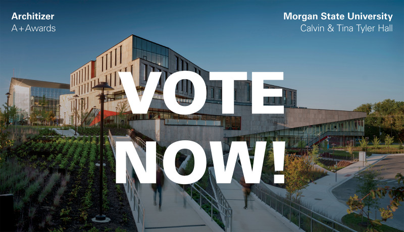 Morgan State University’s Calvin & Tina Tyler Hall is a Finalist for the 2021 Architizer A+Awards