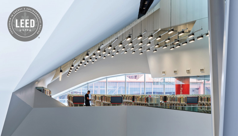 Stanley A. Milner Library Receives LEED Silver Certification from Canada Green Building Council